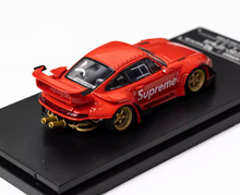 Load image into Gallery viewer, SW 1:64 Red 911 RWB 993 Racing Sports Model Diecast Metal Car New Collection