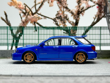 Load image into Gallery viewer, 1:64 Furuya Blue Impreza WRX STI VII 7 Wagon Sport Model Diecast Metal Car New Collection