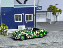 Load image into Gallery viewer, ZF 1:64 300SL W198 Camo Classic Sports Model Diecast Metal Car New
