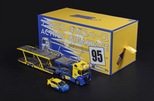 Load image into Gallery viewer, 1:64 Spoon Actros Gigaspace 4x2 Trailer Truck FD2 #95 Model Diecast Metal Car