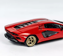 Load image into Gallery viewer, DM 1:64 Red Countach LPI800-4 Racing Sports Model Diecast Metal Car New Collection