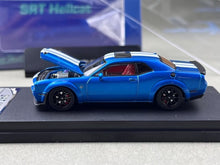 Load image into Gallery viewer, SH 1:64 Blue Stripe Challenger SRT Muscle Hellcat Model Diecast Metal Car New Collection