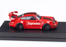 Load image into Gallery viewer, WU 1:64 Red RWB 964 Classic Racing Sports Model Diecast Metal Car New Collection