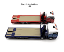Load image into Gallery viewer, 1:76 Scania R420 Trailer Flatbed Tow Truck Model Diecast Metal Car