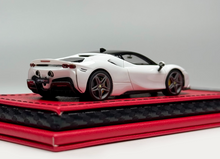 Load image into Gallery viewer, ART 1:64 White SF90 Stradale Hard Top Racing Sport Model Diecast Resin Car New Collection