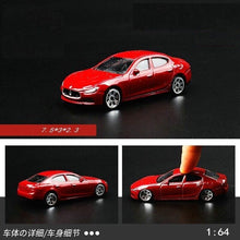 Load image into Gallery viewer, CCA 1:64 Red Ghibli Sedan Sports Model Toy Diecast Metal Car BN