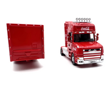 Load image into Gallery viewer, 1:76 Scania Coke Santa Christmas Delivery Truck Model Diecast Metal Car New Collection