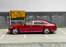 Load image into Gallery viewer, ARBox 1:64 Red 2021 S680 Maybach V12 Luxury Sedan Model Diecast Metal Car BN