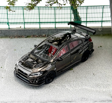 Load image into Gallery viewer, CM 1:64 Plating Black Impreza STI Varis Sports Model Diecast Metal Car New Collection
