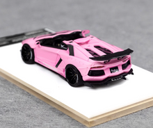 Load image into Gallery viewer, FW 1:64 Pink Aventador LP700 Convertible LBWK Sport Model Diecast Resin Car