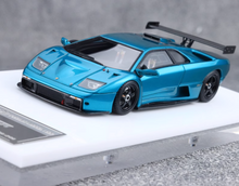 Load image into Gallery viewer, Fuelme 1:64 Blue Diablo GTR Racing Sports Model Diecast Resin Car New Collection