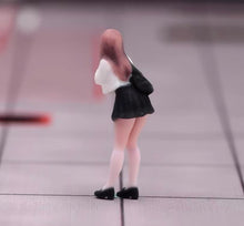Load image into Gallery viewer, 1:64 Painted Figure Model Miniature Resin Diorama Toy Sand Uniform Girl Pretty