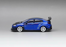 Load image into Gallery viewer, CM 1:64 Blue Carbon JDM STI WRX Varis Sports Model Toy Diecast Metal Car BN