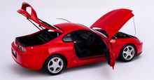 Load image into Gallery viewer, LCD 1:18 Red JDM Supra A80 Coupe Racing Sports Model Diecast Metal Car New