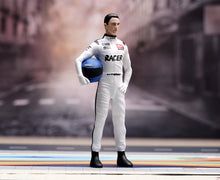 Load image into Gallery viewer, 1:24 Painted Figure Model Miniature Resin Diorama Racer Racing Driver Man Helmet