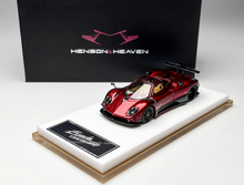 Load image into Gallery viewer, HH 1:64 Red Carbon Zonda Tricolore Racing Sports Model Diecast Metal Car New Collection