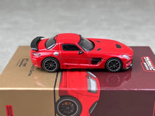 Load image into Gallery viewer, Tarmac 1:64 Red AMG SLS Coupe Racing Sports Model Diecast Metal Car New