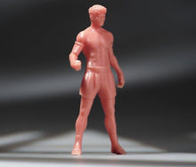 Load image into Gallery viewer, 1:64 Painted Unpainted Figure Model Miniature Resin Diorama Sand Boxer Man Boy