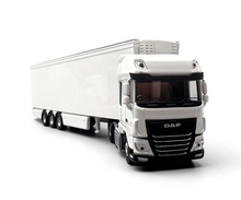 Load image into Gallery viewer, 1:76 White DAF XF Refrigerated Container Truck Model Diecast Metal Car New Collection
