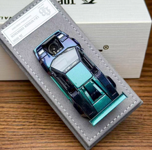 Load image into Gallery viewer, Topart 1:64 Purple LBWK Countach #41 Racing Sports Model Diecast Metal Car New Collection