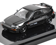 Load image into Gallery viewer, HJ 1:64 JDM Black CR-X SiR EF8 Hatchback Sports Model Diecast Metal Car New Collection