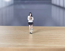 Load image into Gallery viewer, 1:64 Painted Figure Model Miniature Resin Diorama Sand JK Uniform Girl Pretty