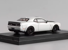 Load image into Gallery viewer, SH 1:64 White Carbon SRT Hellcat Muscle Sports Model Diecast Metal Car New Collection