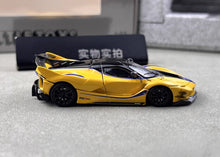 Load image into Gallery viewer, LT 1:64 Yellow FXX-K EVO Racing Sports Model Diecast Metal Car New Collection