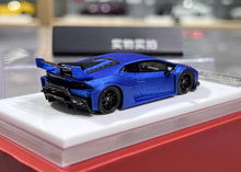 Load image into Gallery viewer, 1:64 Matte Blue LP610 Huracan GT Sports Model Diecast Resin Car New Collection