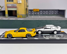 Load image into Gallery viewer, 1:64 JDM Comic Initial D RX7 FD3S AE86 Sports Model Diecast Metal Car New