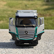 Load image into Gallery viewer, IMC 1:50 Silver Benz Actros 1 Heavy Truck Model Diecast Metal Car New