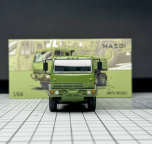 Load image into Gallery viewer, Masdi 1:64 Green Military FMTV 6x6 Truck Model Diecast Metal Car New Collection