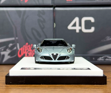 Load image into Gallery viewer, 1:64 CL Blue Romeo 4C Coupe Sports Model Diecast Resin Car New Collection