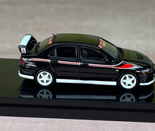 Load image into Gallery viewer, HJ 1:64 JDM Black Evolution EVO VII Lancer Sports Model Diecast Metal Car New