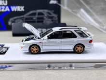 Load image into Gallery viewer, ATS 1:64 White IMPREZA WRX STI GC Wagon Sport Open Model Diecast Metal Car New Collection