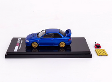 Load image into Gallery viewer, HJ 1:64 Blue JDM WRX STI Impraza GC8 22B Sports Model Diecast Metal Car New