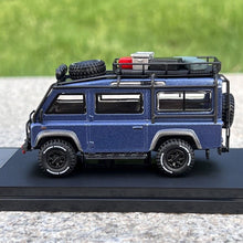 Load image into Gallery viewer, Master 1:64 Blue Defender SUV Van Camper Sport Model Diecast Metal Car