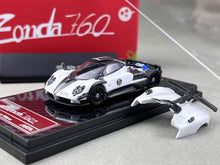 Load image into Gallery viewer, HKM 1:64 White Zonda 760 LH #35 Racing Sports Model Diecast Metal Car New Collection