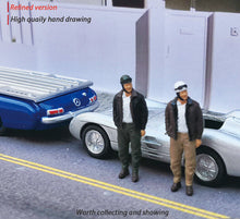 Load image into Gallery viewer, 1:64 Painted Figure Mini Model Miniature Resin Diorama Toy Pilot Airman Aviator