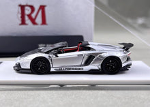 Load image into Gallery viewer, RM 1:64 Silver Aventador LP700-4 LBWK Sports Model Diecast Metal Car New Collection