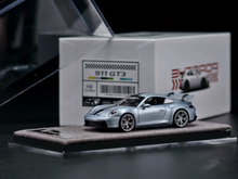 Load image into Gallery viewer, ZJWJ 1:64 Ice Blue 911 GT3 Sports Model Diecast Resin Car New Collection