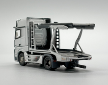 Load image into Gallery viewer, 1:64 Silver AMG Actros Gigaspace 4x2 Trailer Truck Model Diecast Metal Car
