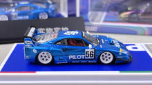 Load image into Gallery viewer, Top Art 1:64 Blue F40 LBWK #56 Racing Sports Model Diecast Metal Car New Collection