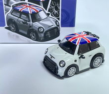 Load image into Gallery viewer, DK 1:64 HEC Gray Mini Cooper Flag Cute Q Sports Model Diecast Metal Car New Collection