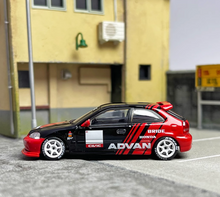 Load image into Gallery viewer, INNO 1:64 JDM Civic Type R EK9 Advan Racing Sports Model Diecast Metal Car