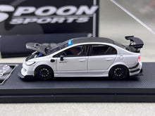 Load image into Gallery viewer, MT 1:64 White JDM Civic Type R FD2 Spoon Sports Model Diecast Metal Car BN