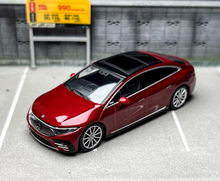 Load image into Gallery viewer, MINIGT 1:64 Red Benz EQS 580 4 Matic Sedan Sports Model Diecast Metal Car New Collection