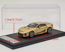 Load image into Gallery viewer, SH 1:64 Gold LFA Coupe Sports Model Diecast Resin Car New Collection