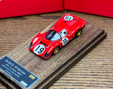 Load image into Gallery viewer, DMH 1:64 Red 1967 330 P4 #19 Hard Top Sports Model Diecast Resin Car New Collection