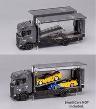 Load image into Gallery viewer, GCD 1:64 Grey Scania S730 Enclosed Double Deck Tow Truck Model Diecast Metal